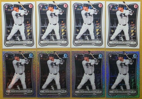 Munetaka Murakami 2026 Bowman Chrome 4 Mega Refractor RC  & 4 Base RC WHITE SOX