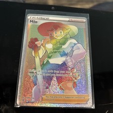 Milo 201/192 Rebel Clash Full Art Secret Rainbow Rare Pokemon Card on eBay