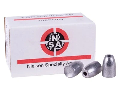 NIELSEN SPECIALTY AMMO NSA Slug HP 300 Count HOLLOW POINT 5mm .20 Caliber 18.9gr Airgun Pellets USA