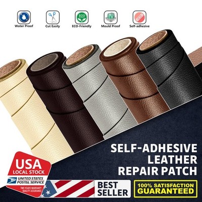 Leather Repair Patches for Couch, Leather Repair Tape, Large Strong Self-Adhe