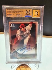 2018 BOWMAN SHOHEI OHTANI CHROME ROOKIE AUTO RC BGS 9.5 w/ 10 AUT0 *10-10-9.5-9*