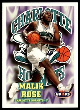 1997-98 Hoops Malik Rose Charlotte Hornets #24