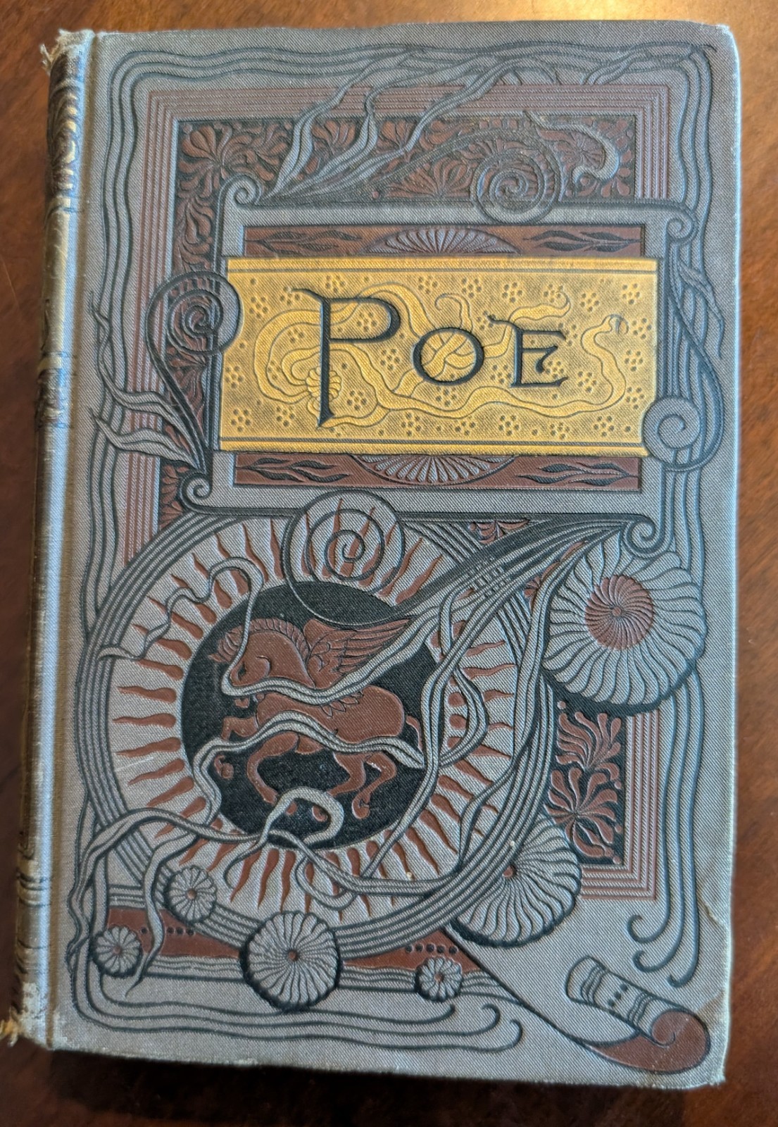 1886 Poe's Poems The  Complete Poetical Works Of Edgar Allen Poe Worthington Co.