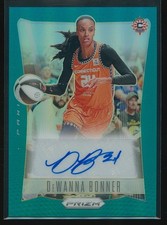 DeWanna Bonner 2024 Panini Prizm WNBA Throwback Signatures Teal #TB-DB Auto /35