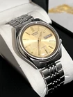 Seiko 5 7006 7090 Gold Dial Day Date Automatic Watch Vintage 1973 Watch 19J