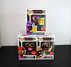 Lot of 3 Funko Pop! Deadpool GameStop Exclusive Vinyl Figures