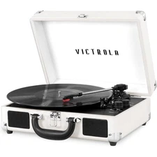  Journey+ Bluetooth Suitcase Record Player – Built-in Speakers