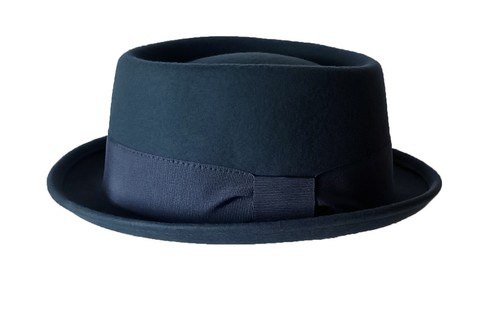 CAPPELLO IN FELTRO 100% LANA, MODELLO PORK PIE. PORK PIE FELT HAT - Foto 7 di 30