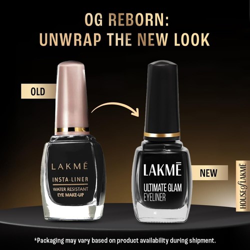 LAKMÉ Insta Eye Liner, Golden, 9 Ml - Gel, Shimmery Free Shipping - Picture 2 of 8