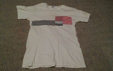 VTG Adidas USA Made Graohic T-Shirt Small 34-36 Trefoil Tag Single stitch