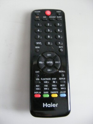 HAIER Remote Control HTR-D09B OEM LED TV PN: 504Q4605101 Used Tested