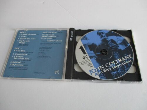 John Coltrane Afro Blue Impressions 2 CDs Pablo Records 1993 Remastered - Imagen 2 de 4