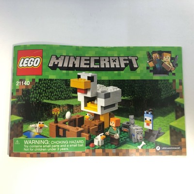 Lego Minecraft 21140 The Chicken Coop 100% Complete with Minifigures ... - S L400