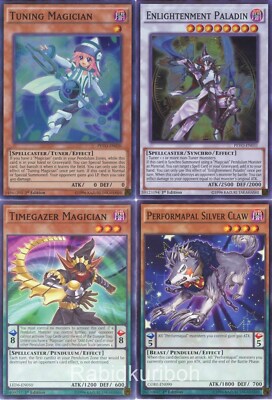 Yugioh Yuya Sakaki Enlightenment Paladin Set - Timegazer Magician Tuning Silver