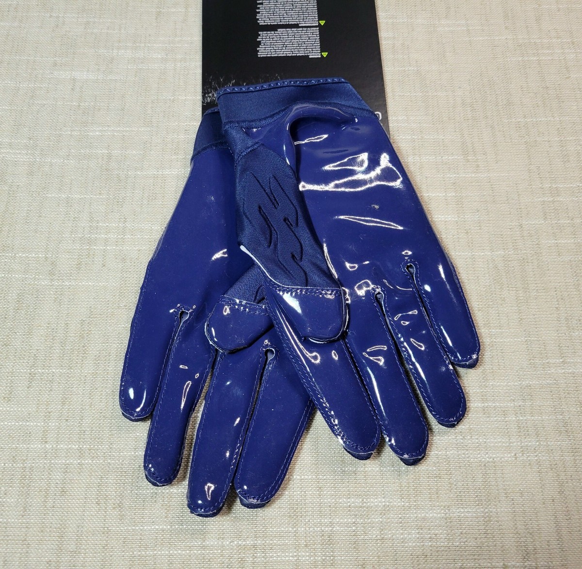 NIKE Unisex Superbad Football Gloves Navy Blue White Size 2XL | eBay