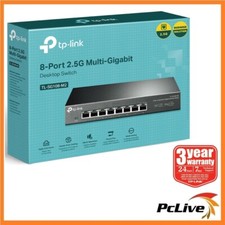 TP-Link TL-SG108-M2 8 Port 2.5G Desktop Switch Gigabit Ethernet Hub Gaming 4K