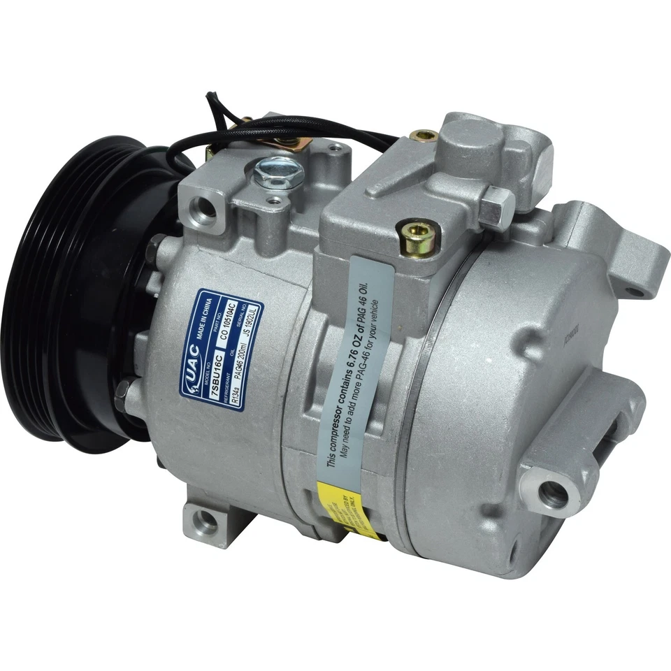 Compresor de aire acondicionado para Volkswagen Passat 2001-2005 UAC 2002 2003 2004 Foto 2 de 3