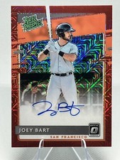 2020 Joey Bart Donruss Optic Rated Prospects Signatures Red Mojo #10 Auto /99⚾️