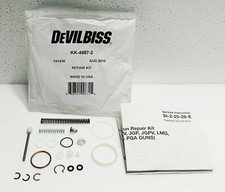 DeVilbiss KK-4987-2 Spray Gun Repair Kit  For JGV, JGP, JGPV, LMG, PGA  New