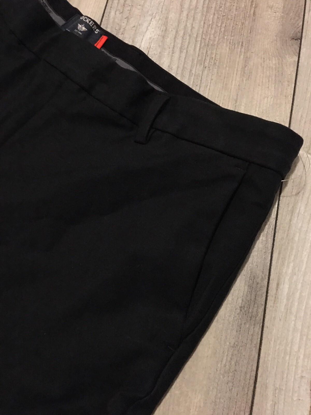 Dockers Men's Slim Comfort Fit City Tech Trousers Pants Black 38x29 New