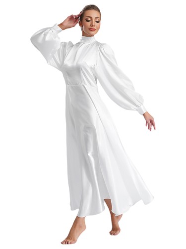 Damen Tanzkleidung Kirche Outfit Tanzkleid Gottesdienst Gewand Chor Kleider des Geistes - Bild 74 von 106