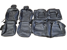 Oem Take Off Leather Seat Covers Mustang Gt Coupe 2024 2025 Blackwhite Stitch