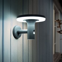 AußEnwandlampe Solarleuchte Gartenlampe Bewegungsmelder Led HaustüRlampe H 21 Cm