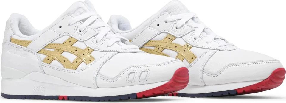 Ronnie Fieg Asics Gel-Lyte III Tokyo Trio Gold 1203A044-100 taglia uomo - Immagine 3 di 4