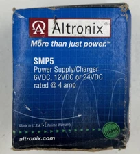 New Altronix SMP5 Power Supply 6/12/24VDC Charger Single Output Board
