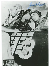 Kenneth Walsh Signed 8x10 Photograph WWII Ace MOH (d) Pose B