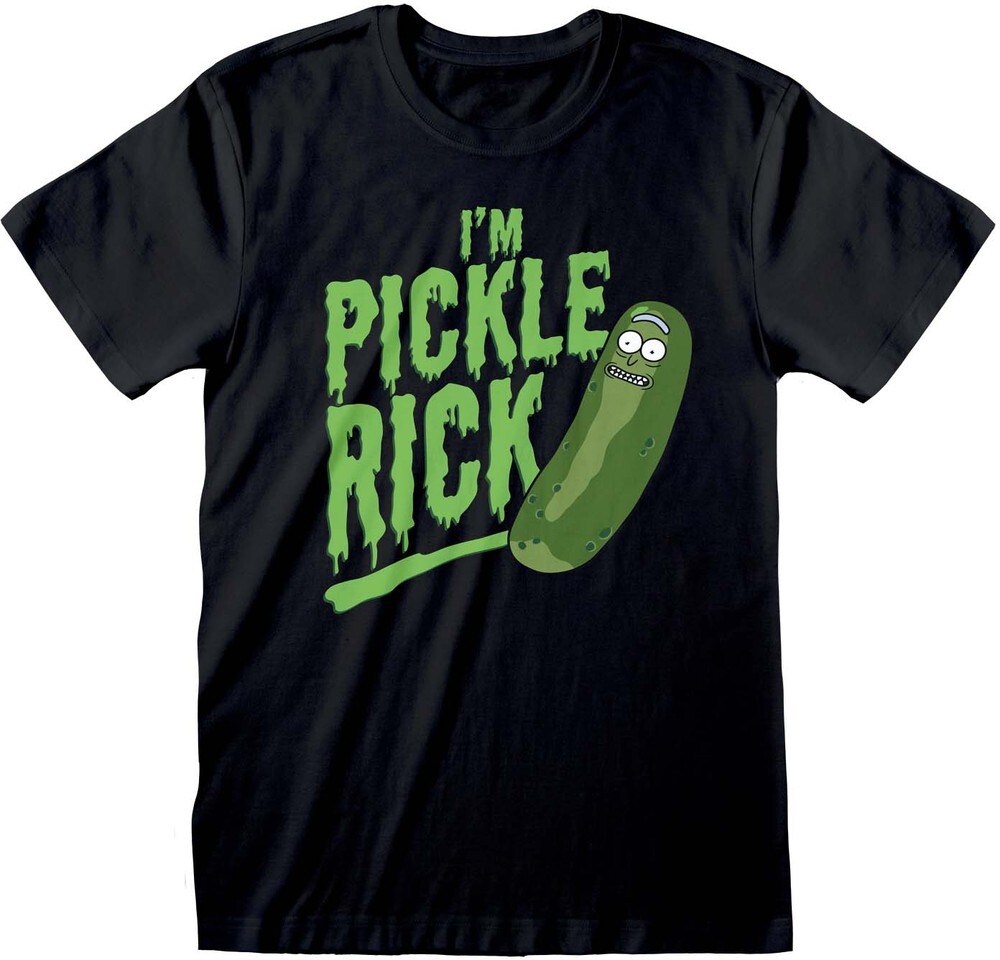 Футболка Rick And Morty - Im Pickle Rick черного цвета