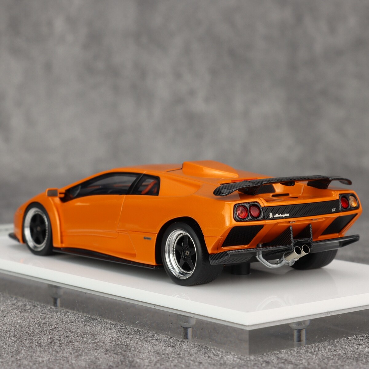 Make Up 1:43 Diecast Car Model Lamborghini Diablo GT 1999 Arancio