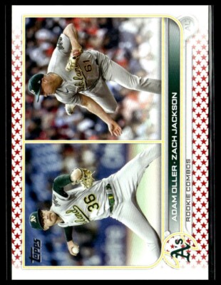 2022 Topps Update US254 Oller Jackson RC OAK Athletics Independence Day 04/76
