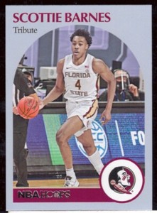 2021-22 Panini Chronicles Draft Picks #57 Scottie Barnes Hoops Retro RC