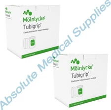 *2-Packs* Molnlycke Tubigrip Elasticated Tubular Support Bandage Size-D 1451