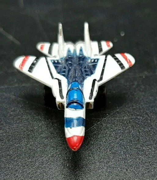 VF 1987 Galoob Micromachines USAF F-15 Eagle Fighter Aircraft Red Black Accents - Image 3 of 4