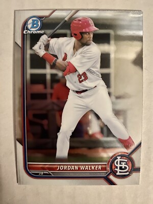 2022 Bowman Chrome Jordan Walker RC Prospect St. Louis Cardinals BCP-20