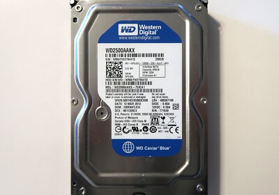 Western Digital WD2500AAKX-753CA1 HANNKTJMH (WMAY) Malaysia 250gb 3.5'' Sata HDD
