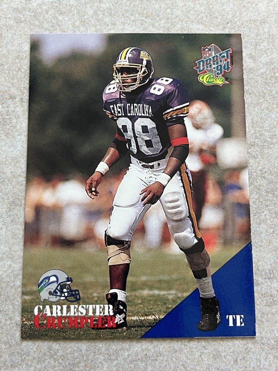1995 Classic NFL Draft #10 Carlester Crumpler RC Rookie NCAA ECU
