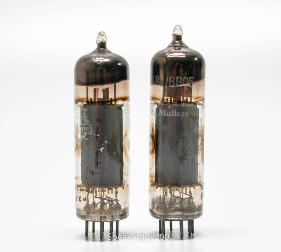 EL84 / 6BQ5 Mullard made, various label Tube, lampe, Röhre
