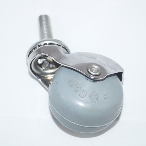 Rodillo de dirección rodillo de aparato bola de goma roscado M10x35mm rodillo de goma maciza 40mm - Imagen 2 de 4