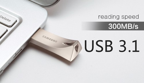 Samsung Barplus Black USB3.1 Flash Drive 16GB 32GB 64GB 128GB Memory Stick UDisk - Picture 5 of 11