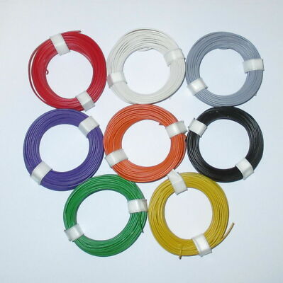 10 M Flexible Kupferlitze Schwarz – 0,25 Mm² Querschnitt, 1,3 Mm Durchmesser