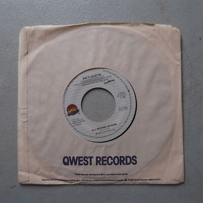 PATTI AUSTIN ALL BEHIND US NOW/FINE FINE FELLA VINYL 45 WARNER BROS VG 14-182