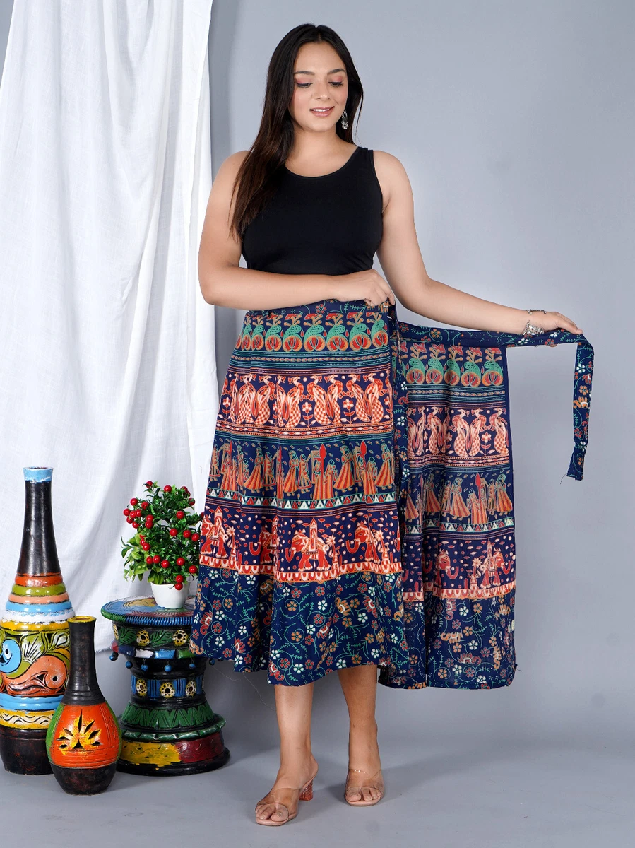 Boho skirt cheap fabric