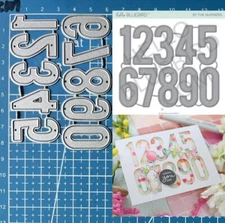 Numbers Metal Cutting Dies Scrapbooking Embossing Paper Card Crafts Stencil Moud