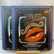 Victor Victoria Parts 1 2 starring Julie Andrews 1982 CED Videodisc - Nice