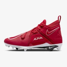 Nike Alpha Menace Pro 3 University Red White CT6649-616 Men's Football Cleats