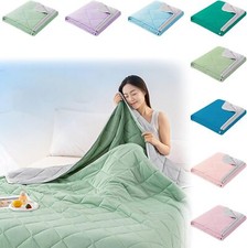 Cooling Blankets for Hot Sleeper, Summer Ice Cool Throw Blanket for Night Sweats
