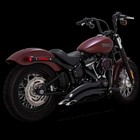 Vance & Hines 46377 49 State Black Big Radius Exhaust for Harley M8 Softail 1...